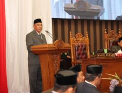 H Muh Rusli Pamit Melalui Paripurna pengusulan pengunduran diri sebagai Wakil Bupati Tanbu