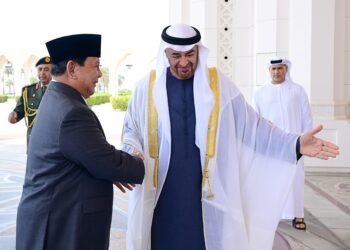 Presiden Prabowo Subianto Disambut Upacara Kenegaraan di Qasr Al Watn