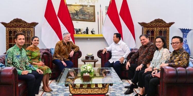Presiden Prabowo Terima Sekretaris Jenderal OECD di Istana Merdeka