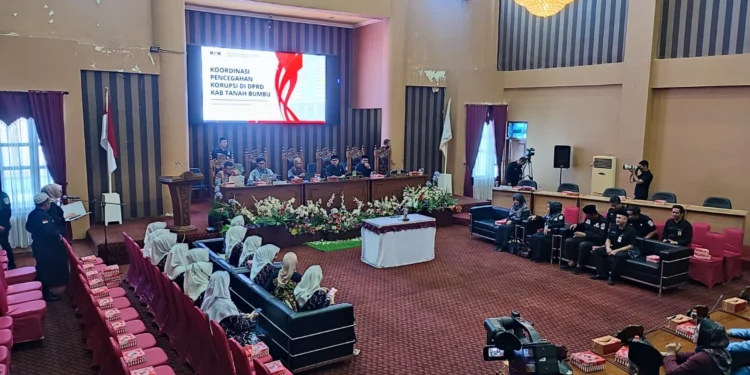 DPRD Tanah Bumbu Ikuti Rakor Pencegahan Korupsi untuk Tingkatkan Pengawasan Anggaran Daerah
