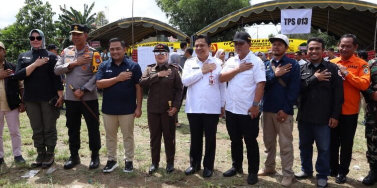 Pemprov Kalsel Bersama Forkopimda Pantau Pelaksanaan Pilkada Serentak di Tiga Banjar