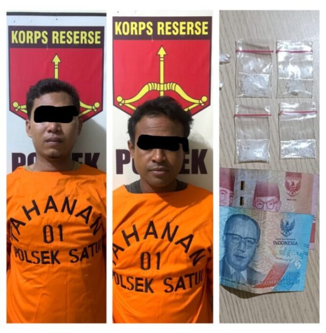 
					Polres Tanbu Berhasil  Ringkus  2 Pria Pengedar Sabu