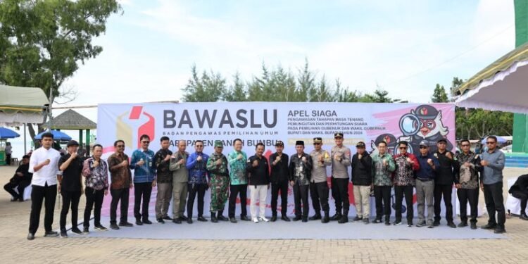 Bawaslu Tanah Bumbu Gelar Apel Siaga Pengawasan Pilkada 2024