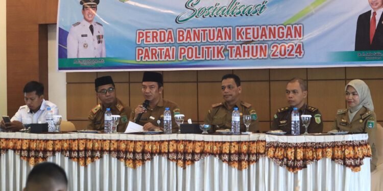 Pemkab Tanah Bumbu Sosialisasikan Perda Bantuan Keuangan Partai Politik