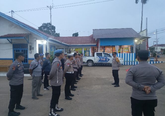 
					Polsek Satui Kerahkan Personel Amankan Natal Dan Malam Tahun Baru.