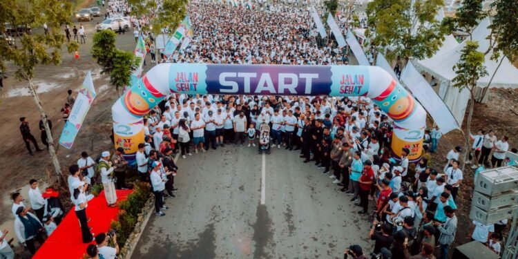 50 Ribu Peserta Meriahkan Jalan Sehat Batulicin Festival (Batfest) 2024 di Batulicin