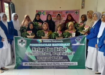 Edukasi Ibu Hamil, Mahasiswi Poltekkes Kemenkes Banjarmasin Luncurkan Program Kelas Ibu Hebat Bayi Sehat