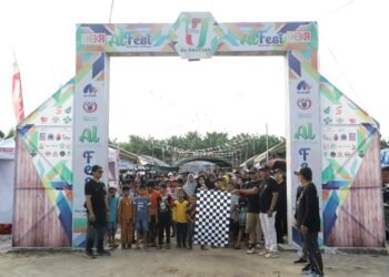 Meriahnya HUT Ke 17 Desa Al-Kautsar di Satui