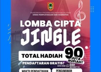 Dispersip Kalsel Buka Pendaftaran Lomba Cipta Jingle, Total Hadiah Rp90 Juta