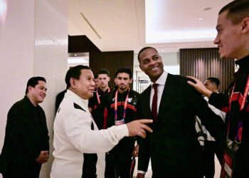 Presiden Prabowo Sambangi Timnas Indonesia Jelang Laga Lawan Bahrain, Beri Semangat Langsung