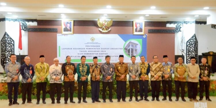 Gubernur Kalsel Serahkan LKPD 2024 Ke BPK