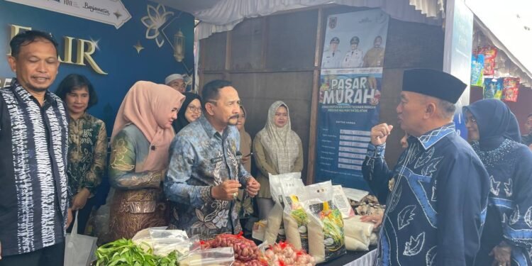 Pasar Murah Ramadan : DPKP Kalsel Hadirkan Bahan Pokok Terjangkau di Banjarmasin