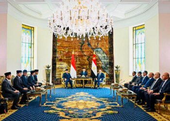 Presiden Prabowo Kunjungi Istana Al Ittihadiya, Disambut Resmi Presiden El-Sisi
