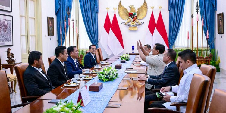 Terima Pimpinan Komisi V DPR RI, Presiden Prabowo Bahas Infrastruktur, Irigasi, dan Permukiman