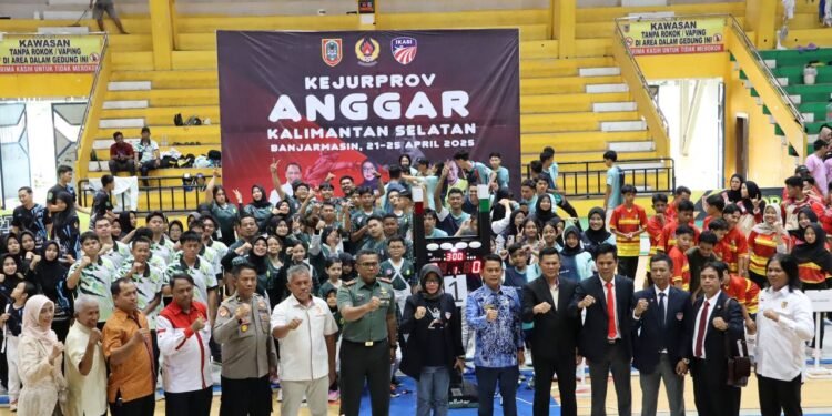 Kejurprov Anggar Kalsel 2025: 250 Atlet Tunjukkan Kemampuan Terbaik