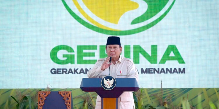 Luncurkan Gerina, Presiden Apresiasi Partisipasi Aktif Wujudkan Ketahanan Pangan Nasional