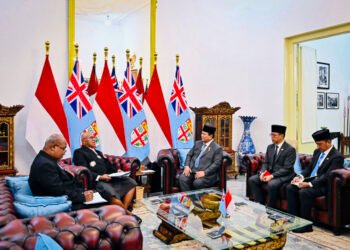 PM Rabuka Apresiasi Dukungan Indonesia dalam Menjaga Kedaulatan dan Pembangunan Regional