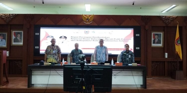 Pemprov Kalsel Gelar Rapat Persiapan Pembentukan Koperasi Desa/Kelurahan Merah Putih