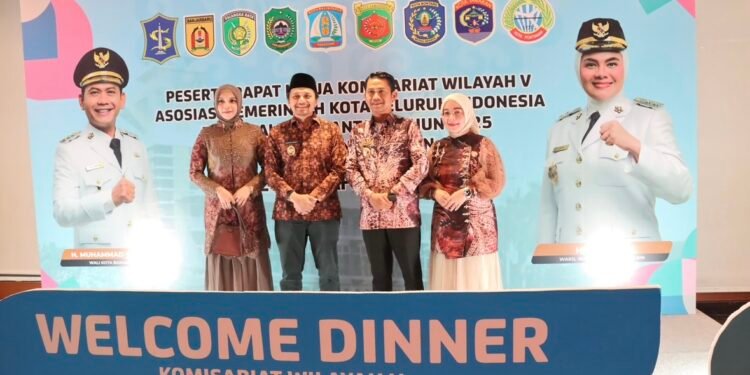 Wagub Hasnuryadi Sambut Kedatangan Para Walikota di Welcome Dinner APEKSI Regional Kalimantan