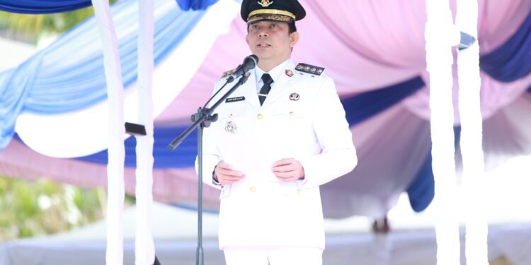 Pimpin Upacara Hari Otonomi Daerah Ke-29, Bupati Bang Arul Serukan Sinergi Menuju Indonesia Emas 2045