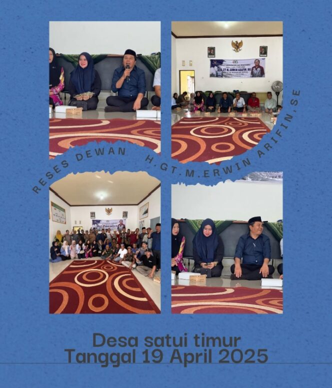 
					Anggota DPRD Tanah Bumbu H.GT. M. Erwin Arifin. SE  Serap Aspirasi Warga.