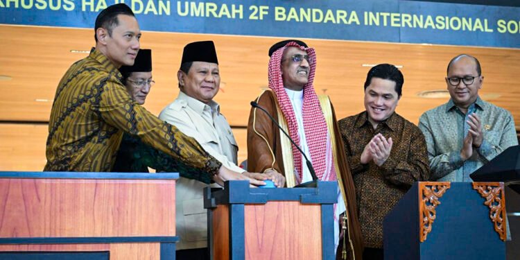 Presiden Prabowo Resmikan Terminal Khusus Haji dan Umrah 2F Bandara Soekarno-Hatta