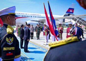Tiba di Indonesia, Presiden Senat Hun Sen Lakukan Kunjungan Resmi