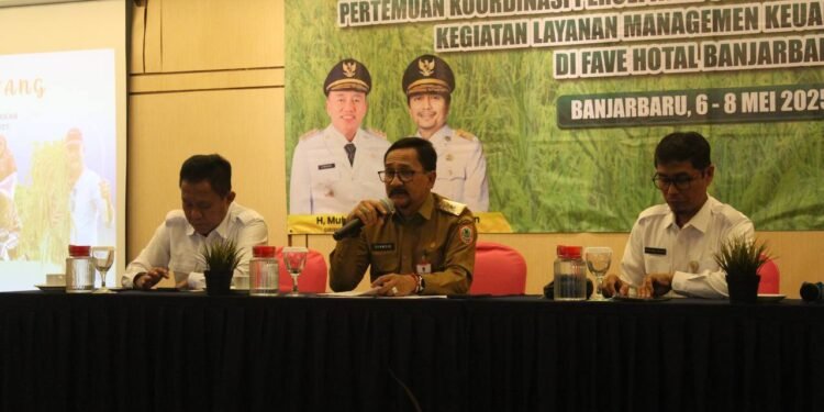 Pemprov Kalsel Gelar Pertemuan Koordinasi Percepatan SID, Cetak Sawah Rakyat dan Manajemen Keuangan Tahun 2025
