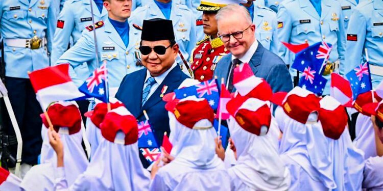 Kunjungan Perdana Pasca Terpilih Kembali, PM Albanese Disambut Meriah di Istana Merdeka Jakarta