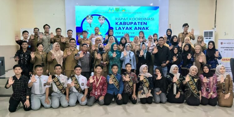 Pemkab Tanbu Gelar Rakor KLA Per Klaster Tahun 2025: Hak Anak Sebagai Prioritas Utama