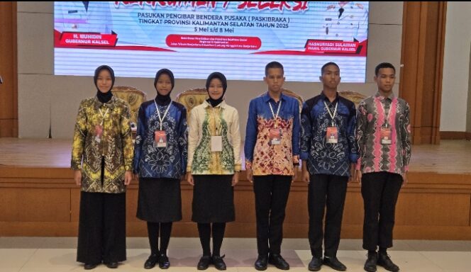 Maratus Solehah Siswi SMKN 1 Kotabaru Lolos Seleksi Paskibraka Nasional.