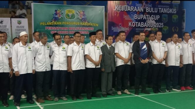 
					Pengurus PBSI Kotabaru Resmi Dilantik dan Sekaligus Penutupan Kejuaraan Bulu Tangkis  Bupati Cup 2025