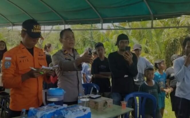 
					Kapolsek Dan Camat Sungai Durian sebar tim cari korban serangan buaya di Sungai Durian.