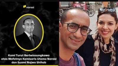 Suami jurnalis senior  Najwa Shihab Tutup Usia.