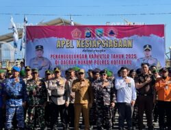 Polres Kotabaru Gelar Apel Kesiapsiagaan Penanggulangan Karhutla Tahun 2025