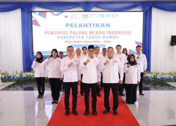 PMI Tanah Bumbu Masa Bhakti 2025-2030 Resmi Dilantik, Bupati Andi Rudi Latif Tegaskan Dukungan Pemerintah Daerah