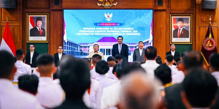 Ketika Lagu Kebangsaan Menyatukan, Pesan Solidaritas Presiden Prabowo dari Unhan