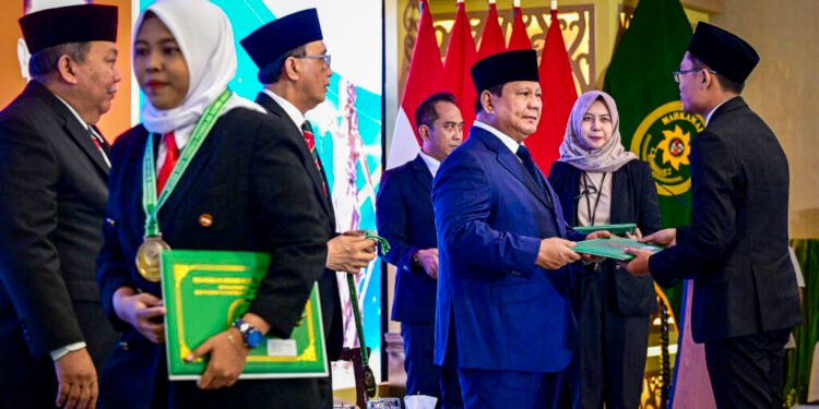 Presiden Prabowo Hadiri Pengukuhan 1.451 Hakim Mahkamah Agung