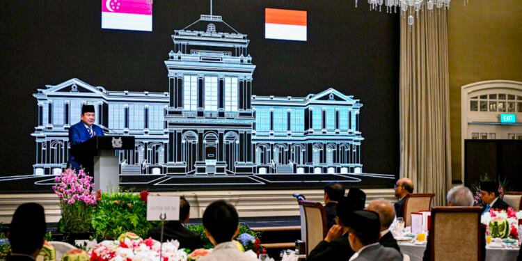 Presiden Prabowo dan Presiden Tharman Rayakan Eratnya Persahabatan Dua Negara dalam Jamuan Santap Siang Kenegaraan