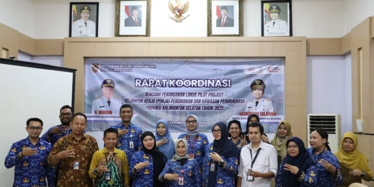 Disperkim Kalsel Matangkan Rencana Penanganan Kawasan Kumuh di Mantuil Lewat Rapat Koordinasi Pokja PKP 2025