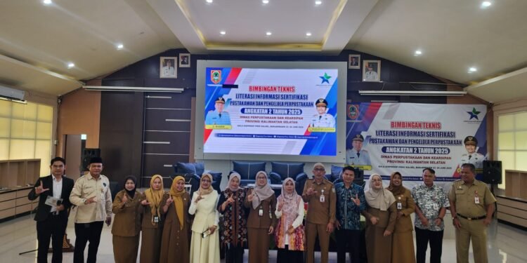 Dispersip Kalsel Gelar Sertifikasi Pustakawan dan Pengelola Perpustakaan Angkatan Kedua