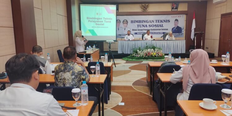 Dinsos Kalsel Gelar Bimtek Pelayanan Tuna Sosial Tahun 2025, Upaya Penanganan Tuna Sosial di Daerah