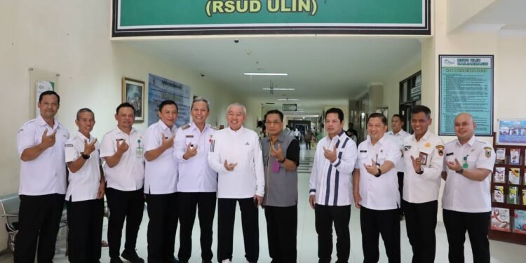 Gubernur Kalsel Tinjau Pelayanan RSUD Ulin dan Jalani Pemeriksaan Kesehatan