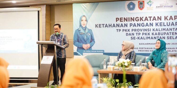 Sinergi DPKP dan TP PKK Kalsel Dorong Ketahanan Pangan Keluarga Lewat Pelatihan 2025