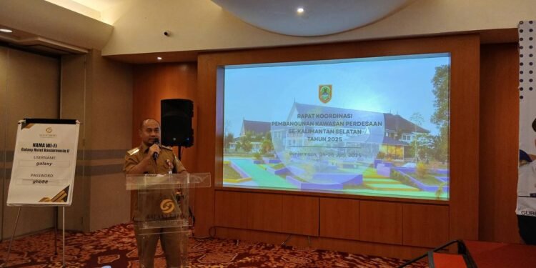  Pemprov Kalsel Gelar Rakor Kawasan Perdesaan 2025, Dorong Sinergi dan Percepatan Pembangunan Desa