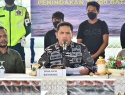 TNI AL Kotabru Gagalkan Peredaran Ribuan Rokok Tanpa Cukai 