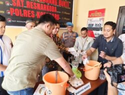Satresnarkoba Polres Kotabaru Musnahkan Barang Bukti Narkotika dari Dua Kasus Besar
