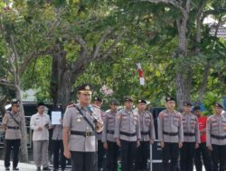 Jelang HUT Bhayangkara ke – 79,  Polres Tanbu Dan Batalyon B Pelopor Satbrimob Polda Kalsel Gelar Upacara Tabur Bunga di Pemakaman Pahlawan.