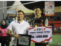 Final Turnamen Bola Volly Kapolres Tanah Bumbu Cup 2025