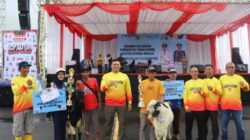 Sambut HUT  Hari Bhayangkara Ke -79  Polres Tanah Bumbu Gelar Kontes Kambing BerAksi